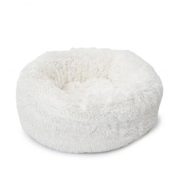 Catit Cama Fluffy Anti Stress Branco