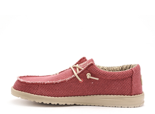 Dude basses homme wally braided rouge