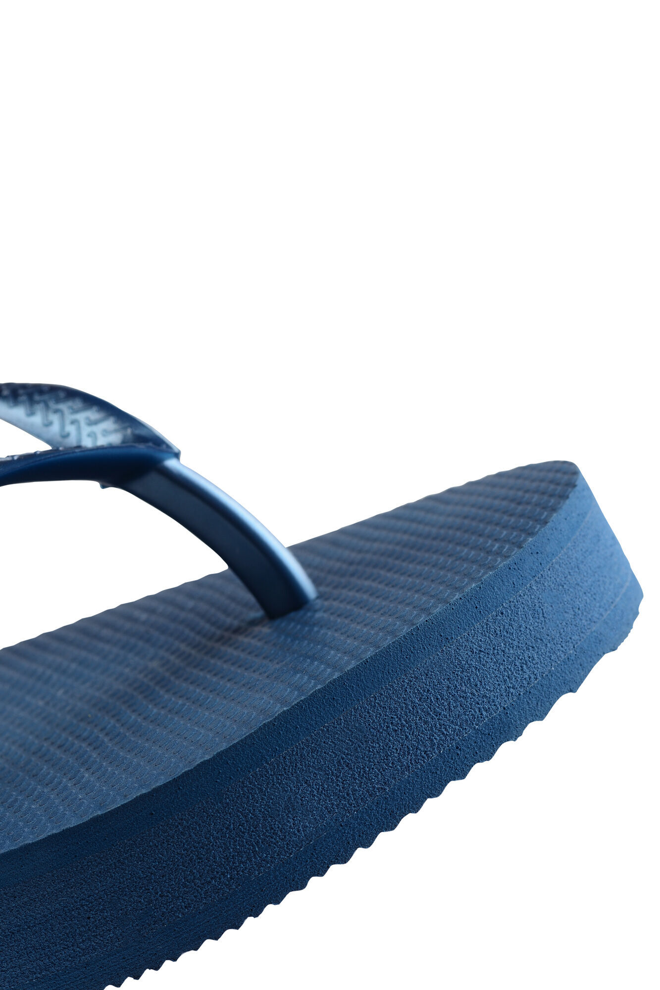 Chinelo Hav. Plataforma fina - azul