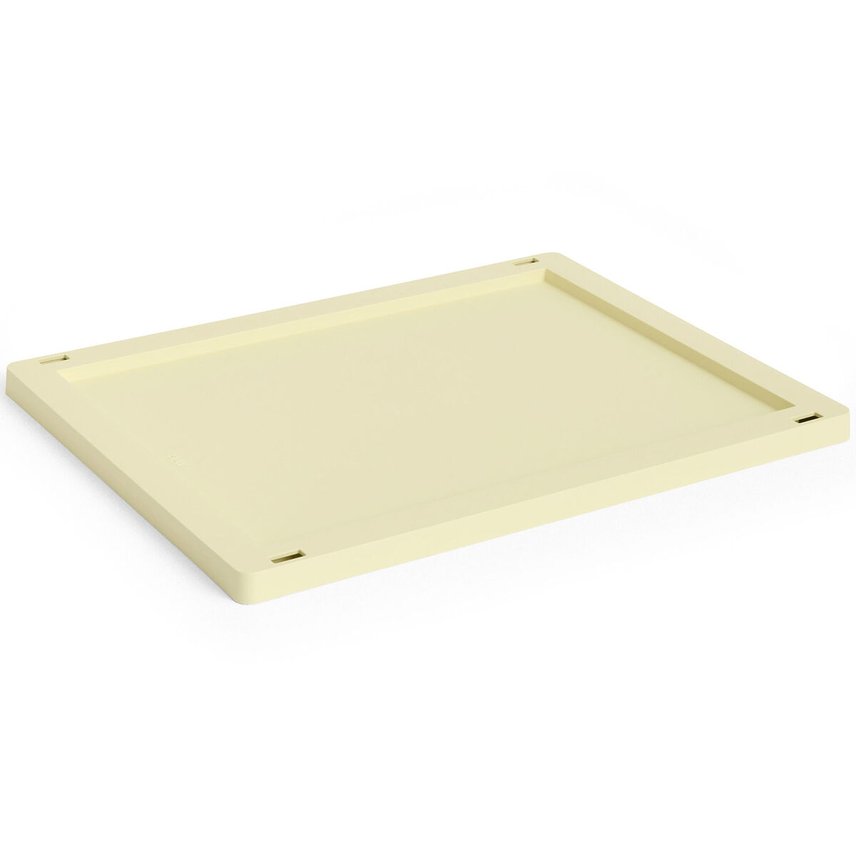 HAY Colour Crate Medium lokk, light yellow
