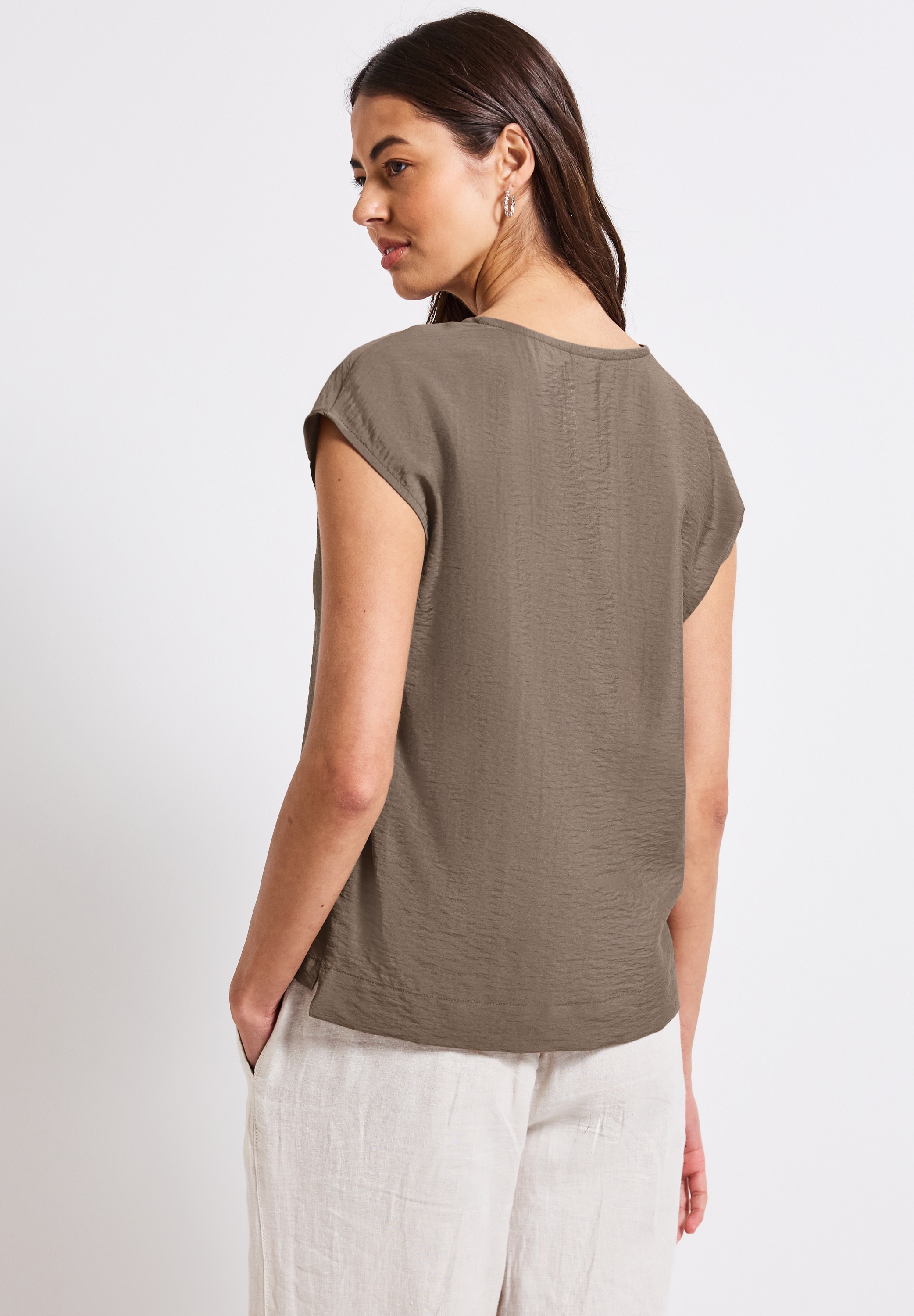 STREET ONE Shirtbluse , mit V-Neck