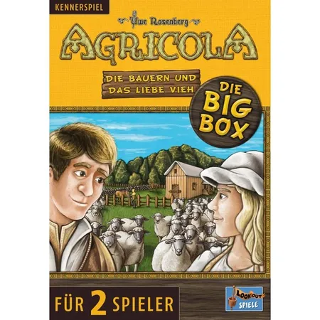 Asmodee Lookout Spiele Agricola Die Bauern und das liebe Vieh Big Box (Für 2 Spieler)