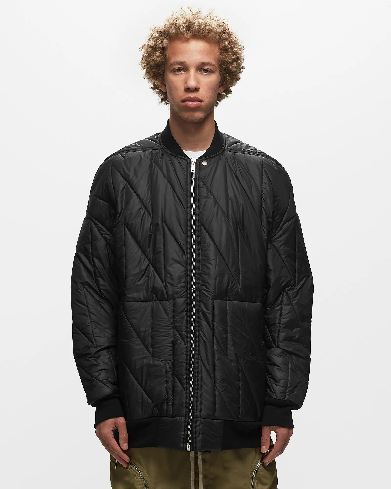 Rick Owens DRKSHDW WOVEN PADDED BOMBER - JUMBO FLIGHT