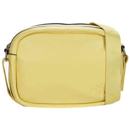Calvin Klein Jeans - ULTRALIGHT DBLZIPCAMERABAG21 PU - Jaune