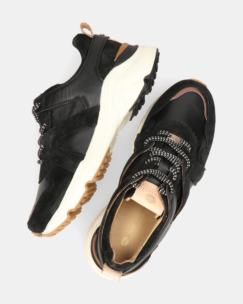 Fred de la Bretoniere Bowi Lage sneakers  - zwart