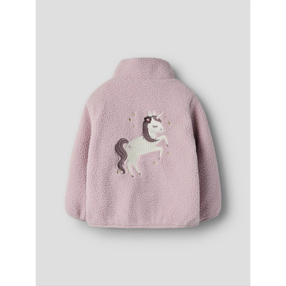 Køb Name It Keepsake Lilac Nmfmall Sherpa Jakke
