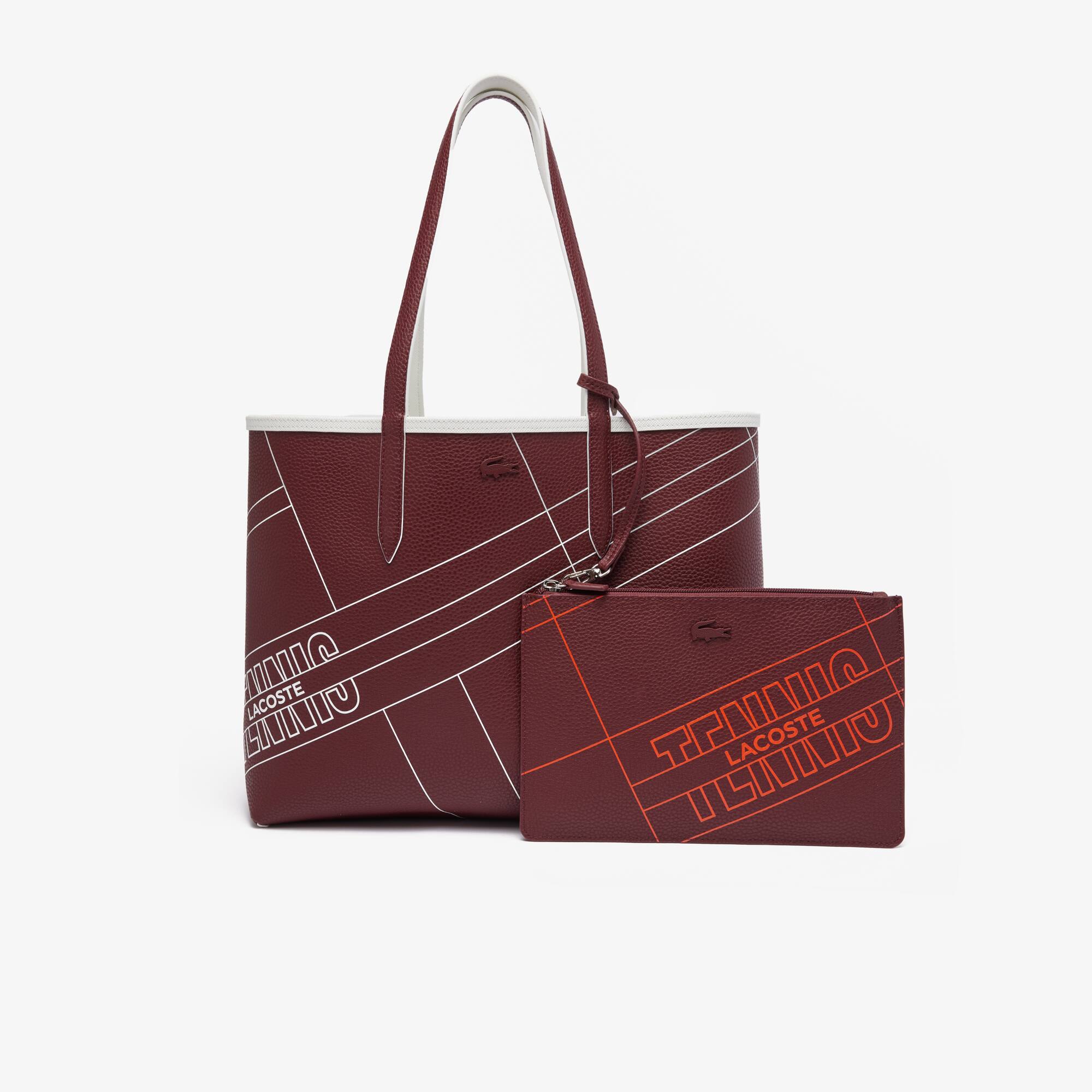 Wendbare Tote Bag aus Canvas Taschen - Weiss - Lacoste - Damen