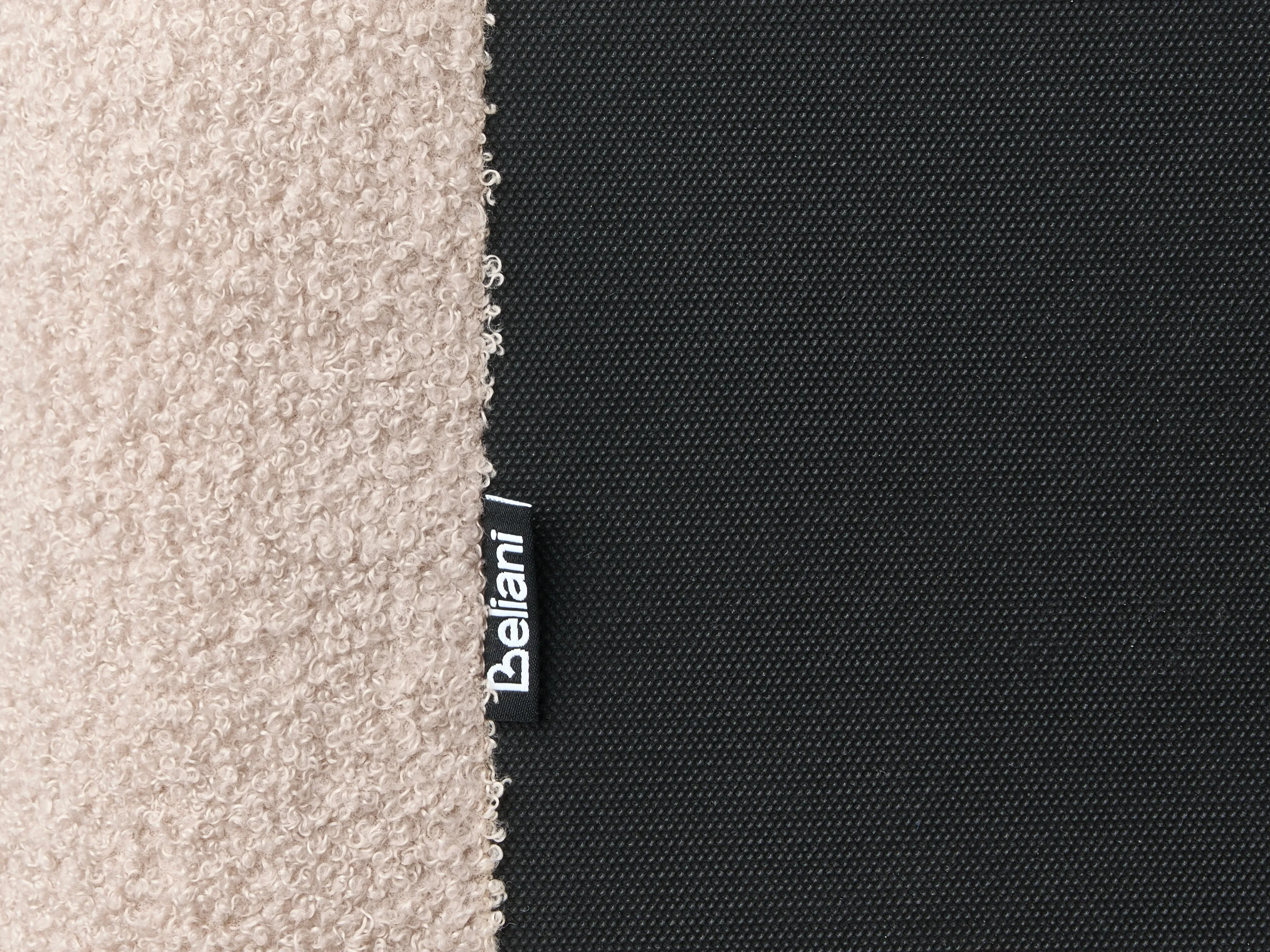 Bed met opbergruimte Bouclé LAVAUR 180 x 200 cm Taupe