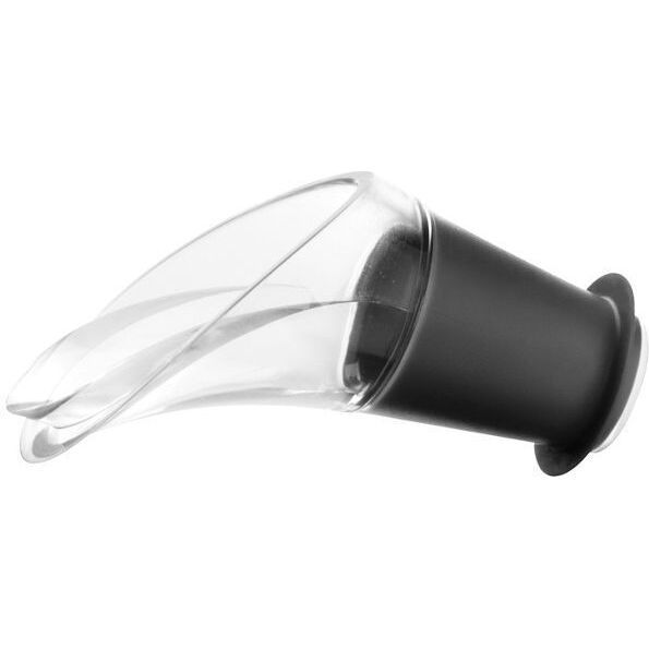Lot de 2 verseurs anti-goutte Noir - Wine Server Crystal