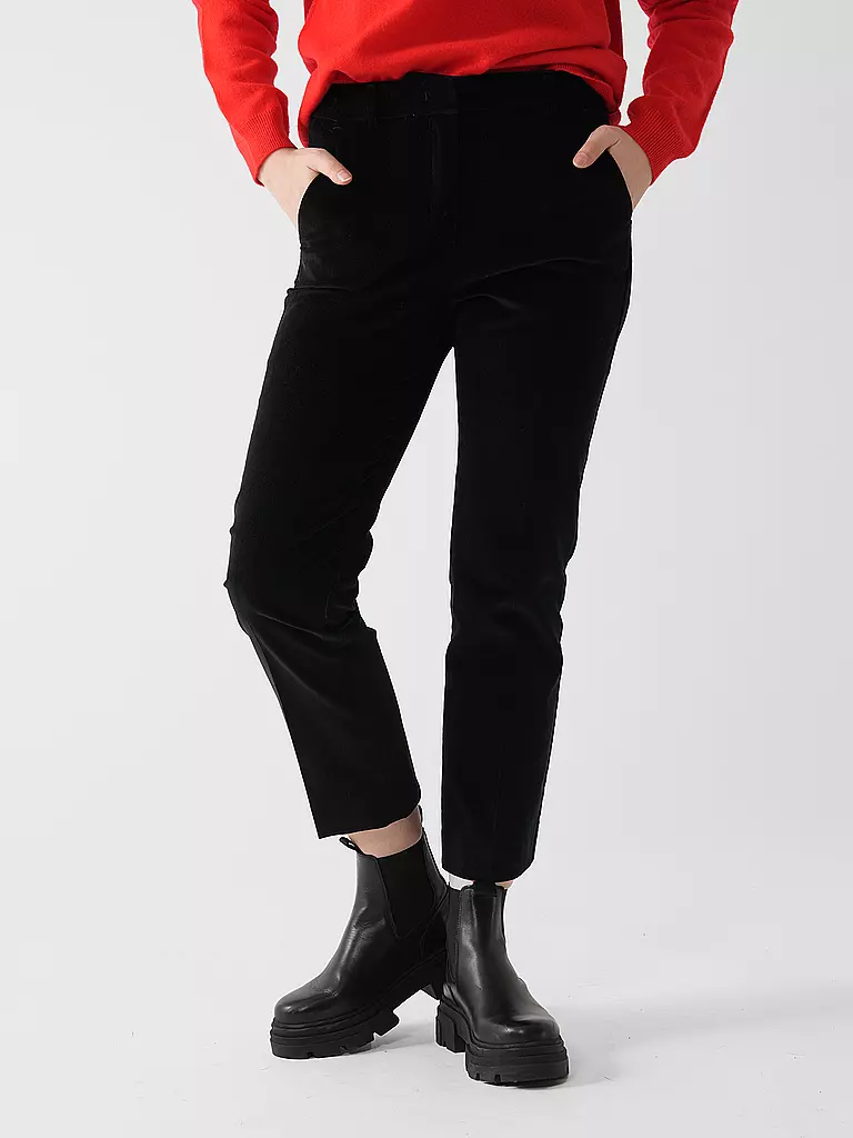 WEEKEND MAX MARA Cordhose 7/8 MARRUCA schwarz