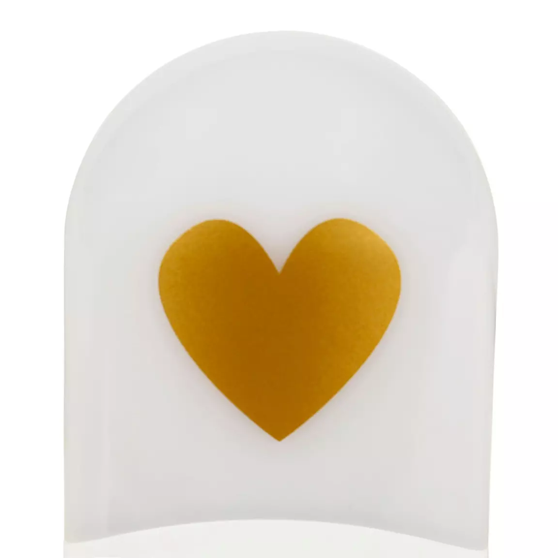 Veilleuse enfant secteur (6 cm) Cœur Blanche