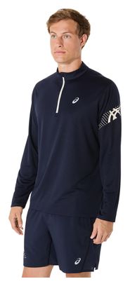 Haut 1/2 zip Asics Icon Bleu Homme