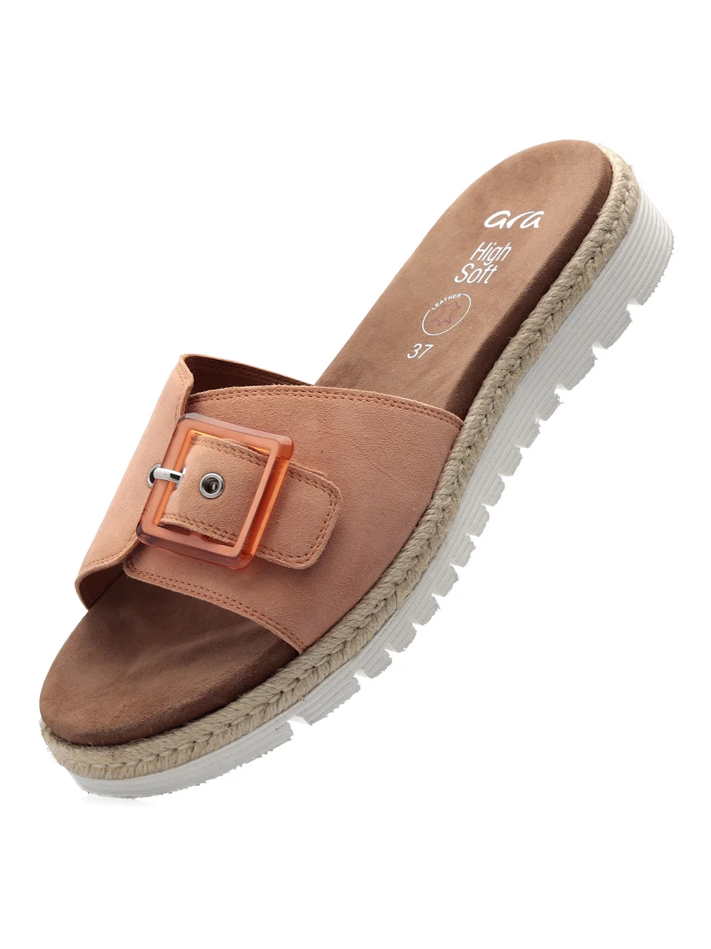 Pantolette Jamaika peach