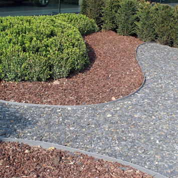Ecolat afboording opgerold 10m x 14cm x 0,7cm grijs