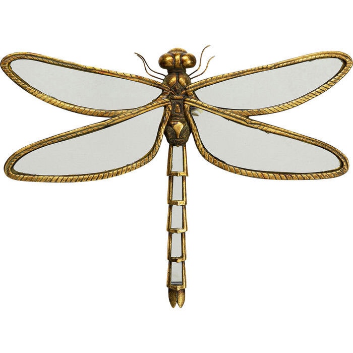 KARE DESIGN Wandschmuck DRAGOBFLY 46,5 x 36 cm goldfarbig