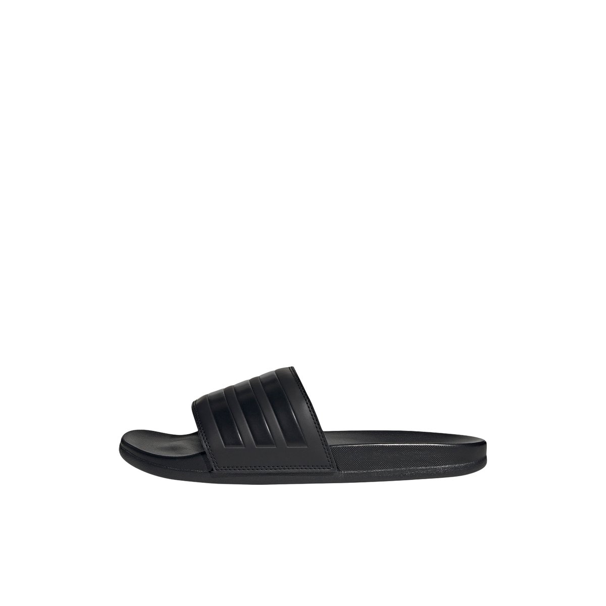 ADIDAS-Adi comform-Sandales athlétiques à glissière - Talon plat - Noir/Noir