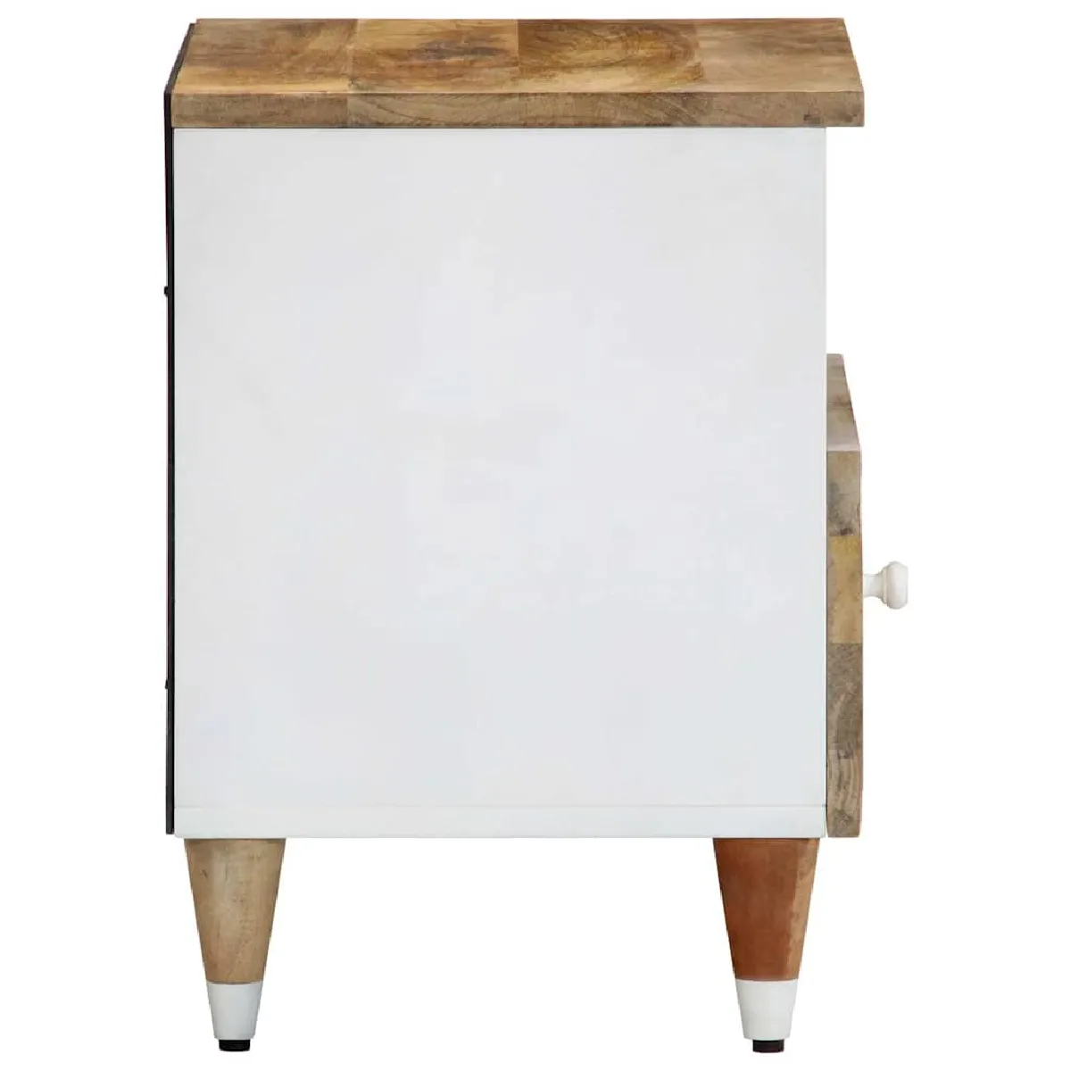 vidaXL Table de chevet bois de manguier