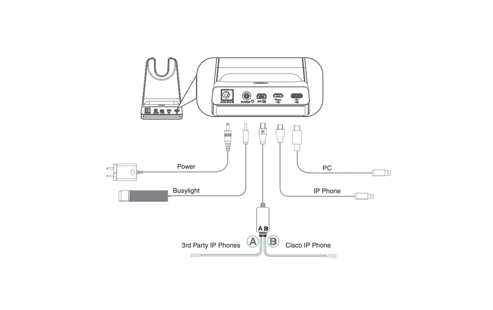 Headset WH64 Dual UC<br>Yealink WH64 DECT Schnurloses Headset