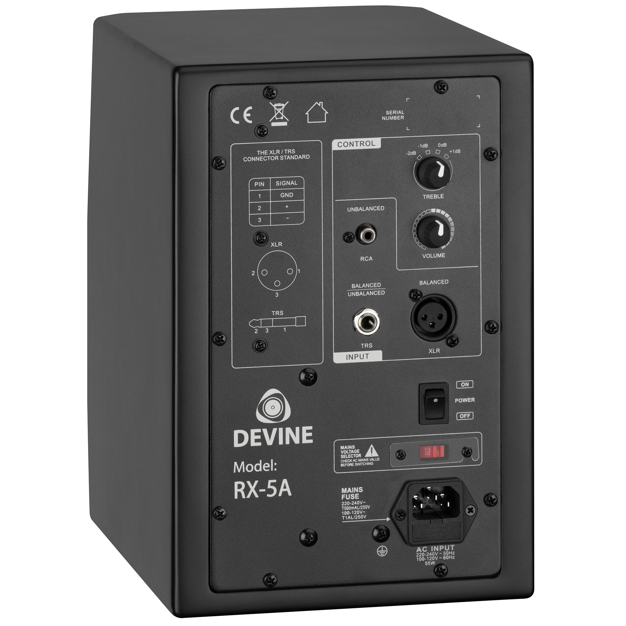 Devine RX-5A Black Set studiomonitoren