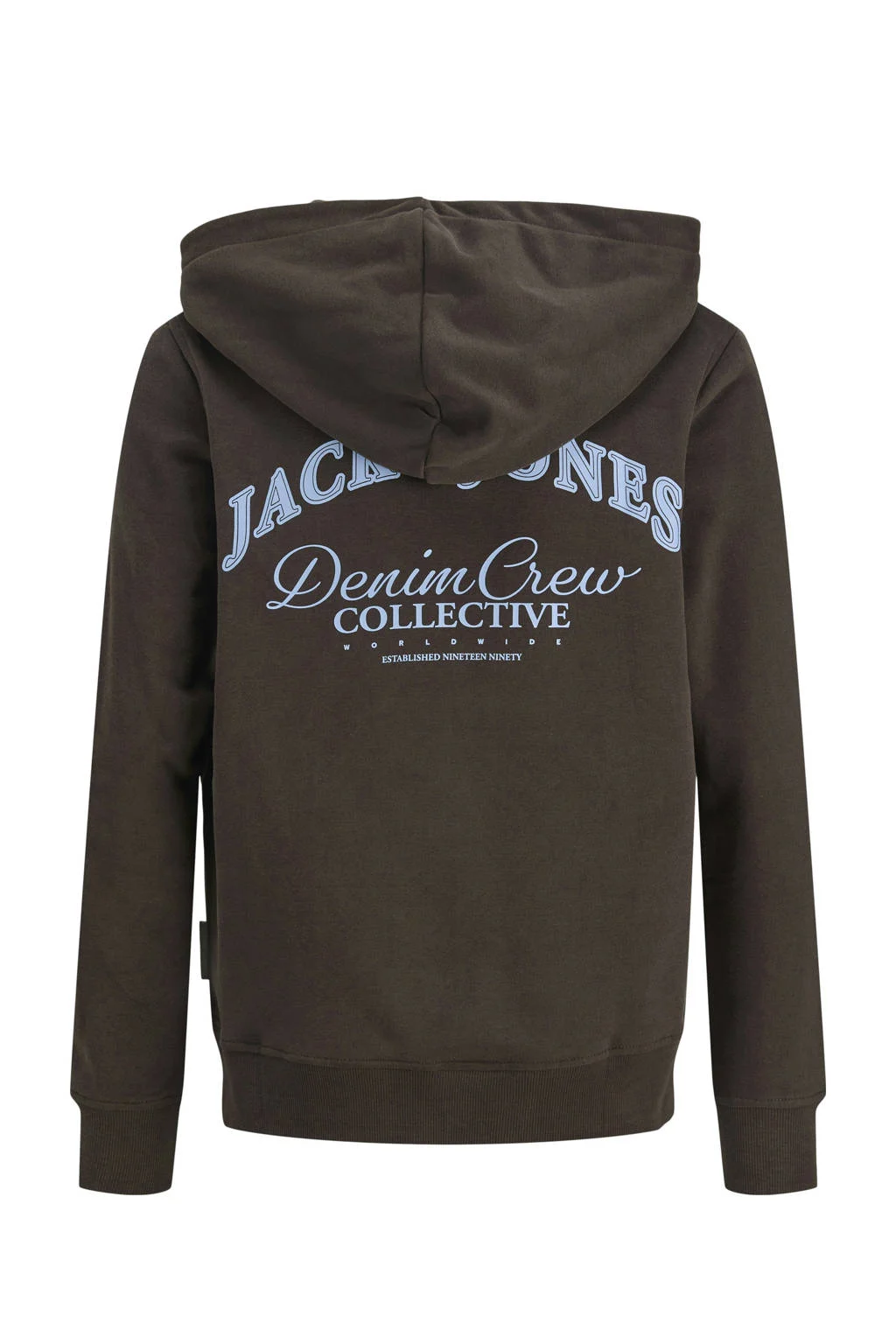 JACK & JONES JUNIOR hoodie donkerbruin