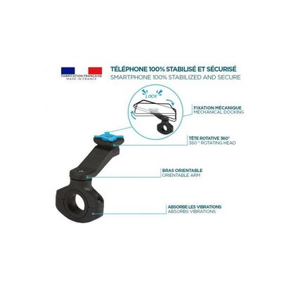 Support Smartphone Mobilis SMARTPHONE TELEPHONE MOTO 1/4 de TOUR U.FIX