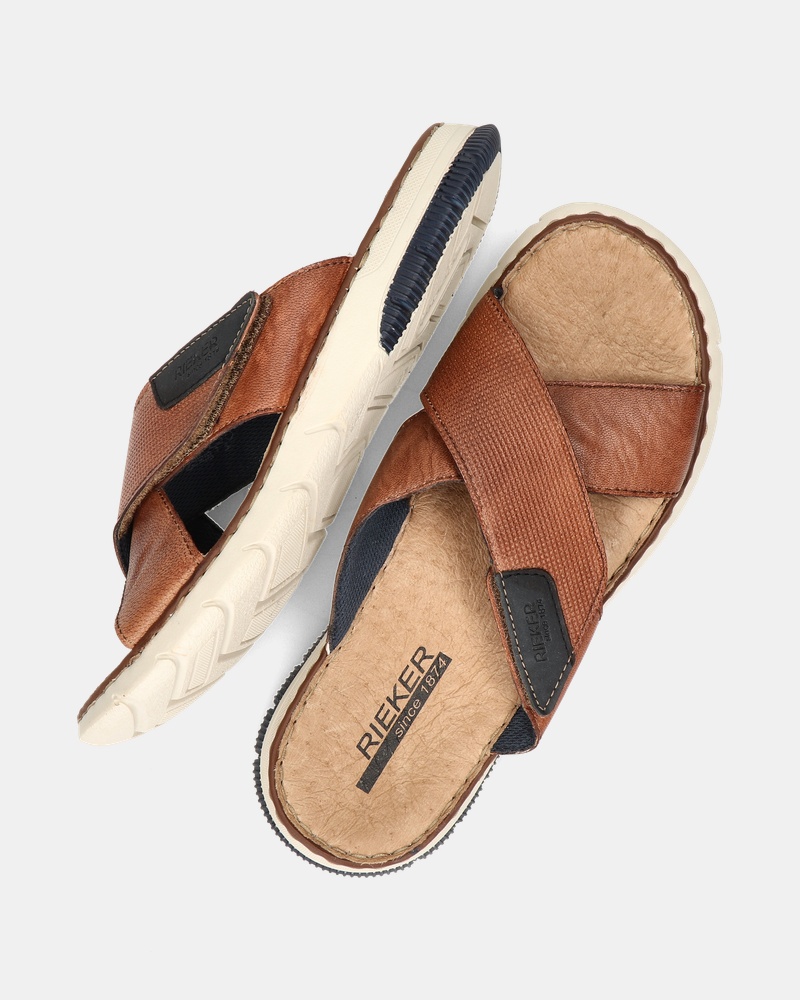 Rieker Slippers  - cognac