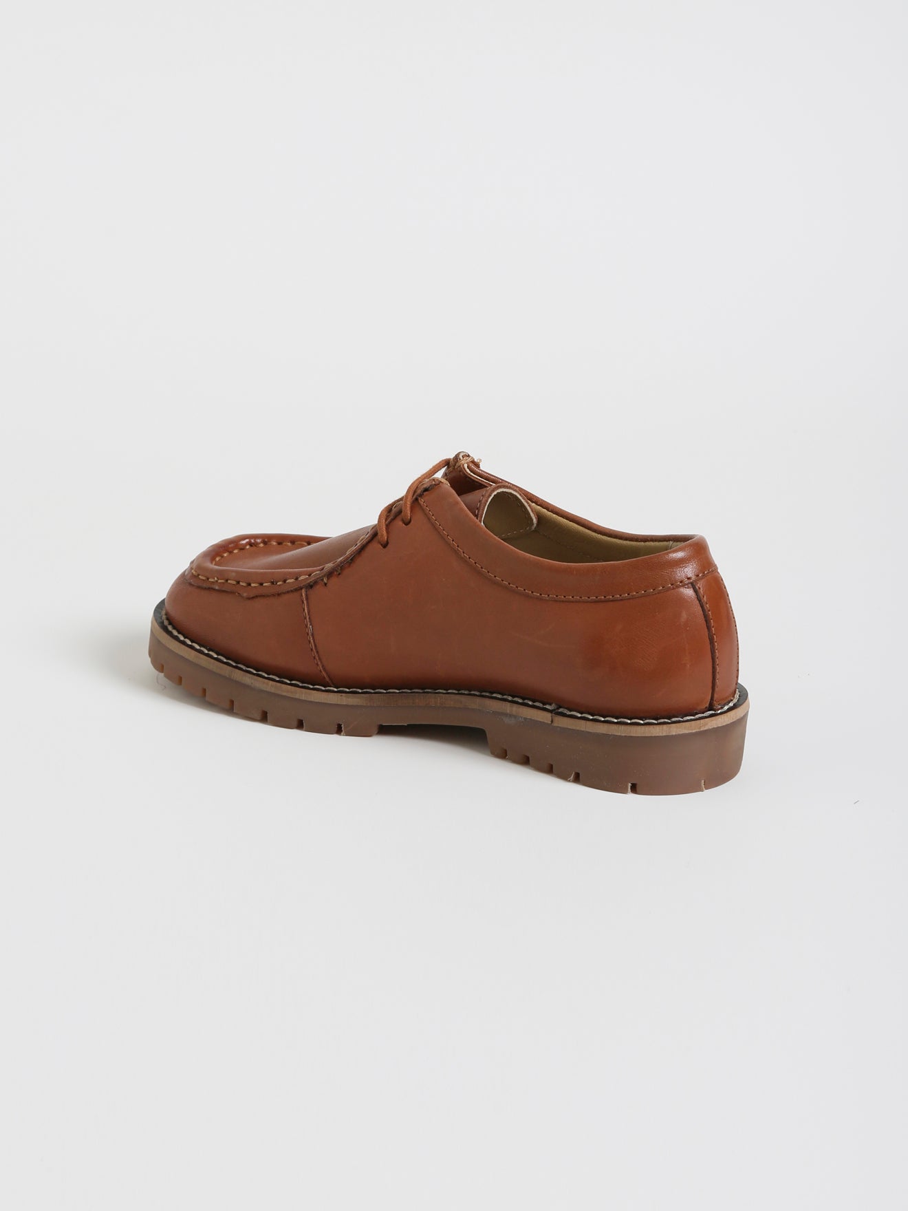 Derbies plateau Garçon en cuir