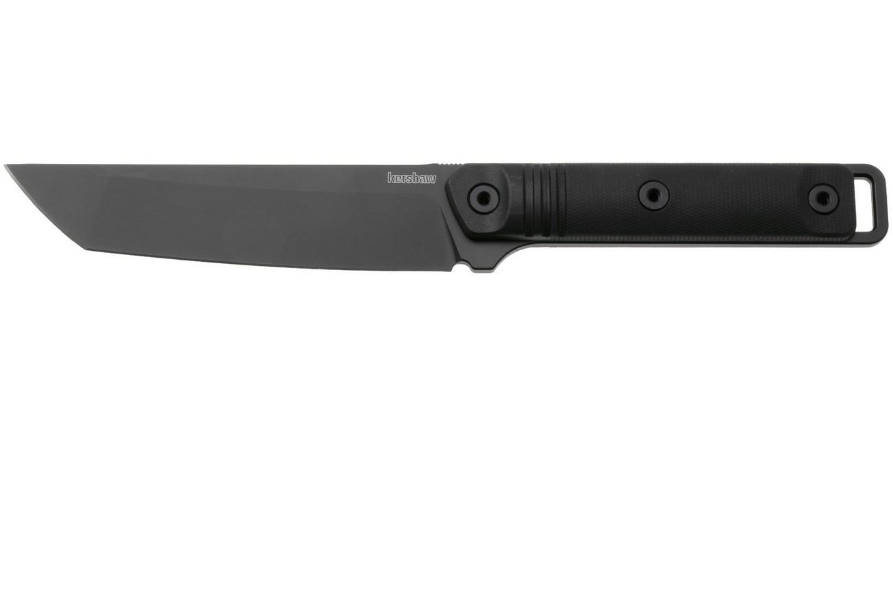 Kershaw Atreides 1088 Powdercoated 65Mn, Black Polypropylene, vaststaand mes