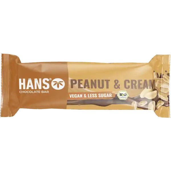 Bio Schokoriegel Peanut & Cream