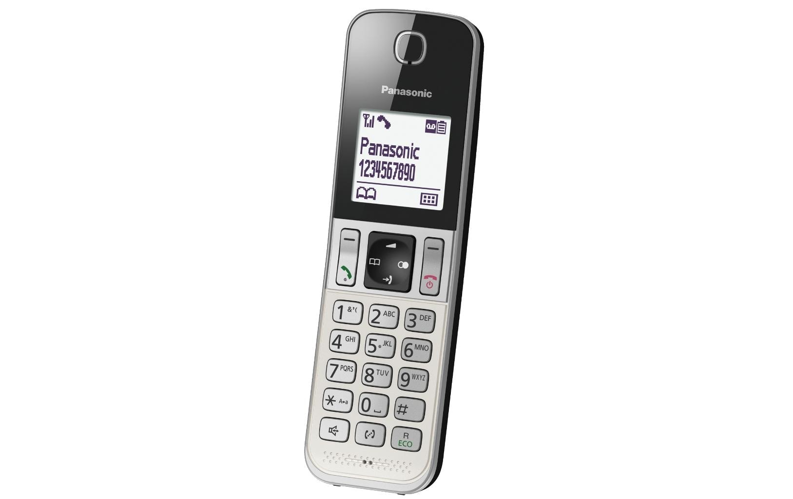 Panasonic Schnurloses DECT-Telefon »KX-TGD320SLW Schwarz/Silber« ( )