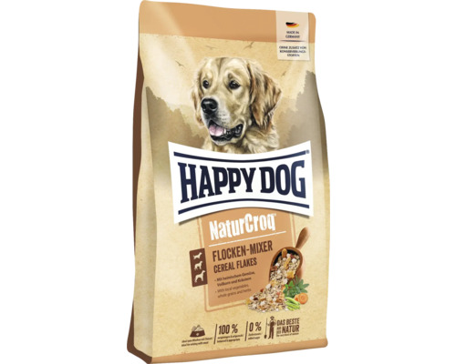 HAPPY DOG NaturCroq Flakes Mixer droog hondenvoer 10 kg