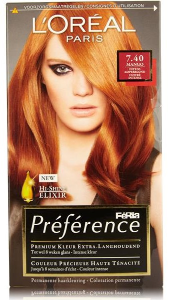 L'Oréal Paris Preference Cuivre intense 7.40 1st