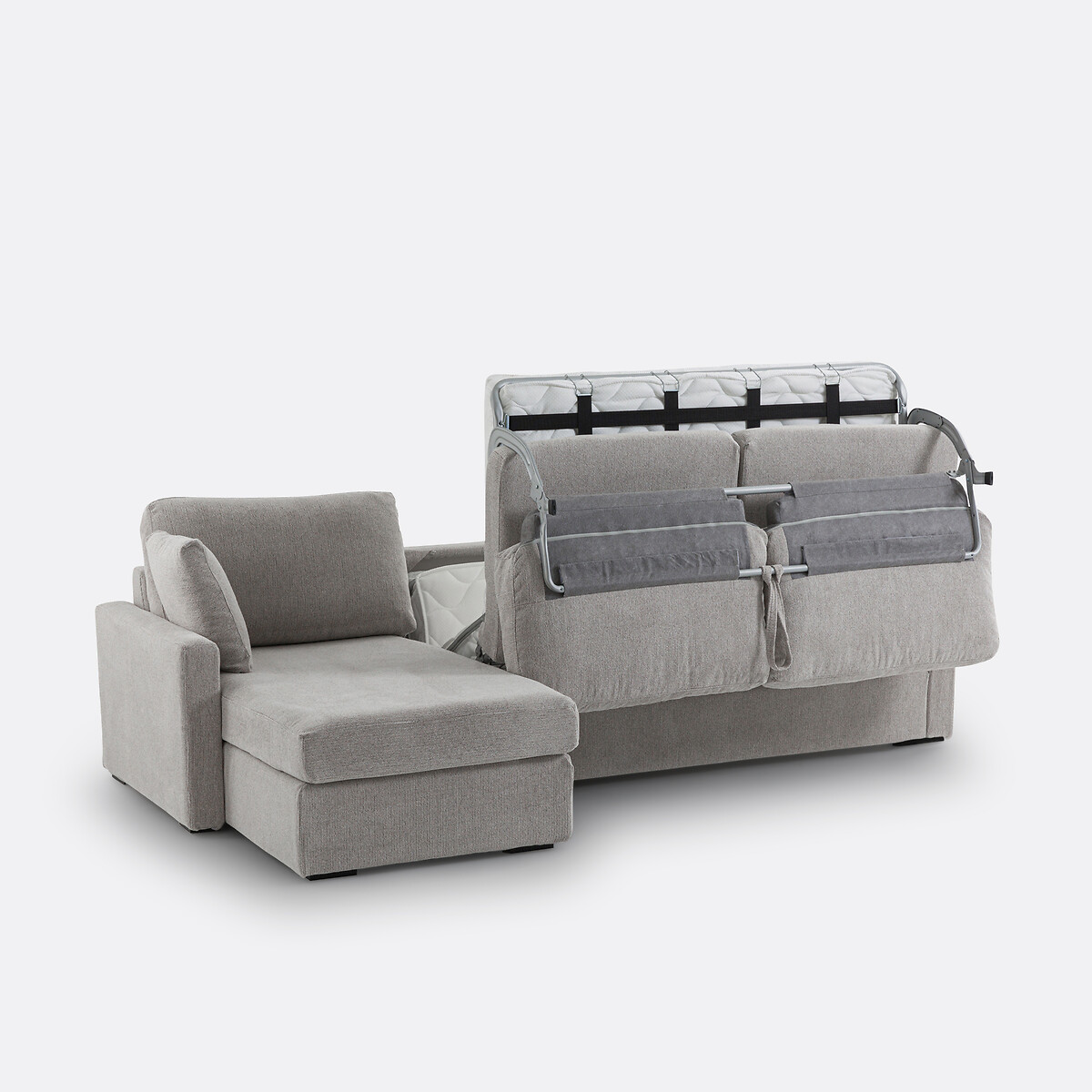 LA REDOUTE INTERIEURS<br>Sofá-cama de canto com estrutura em espuma HR, Timor