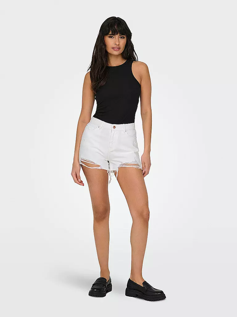 ONLY Jeansshorts ONLPACY weiss