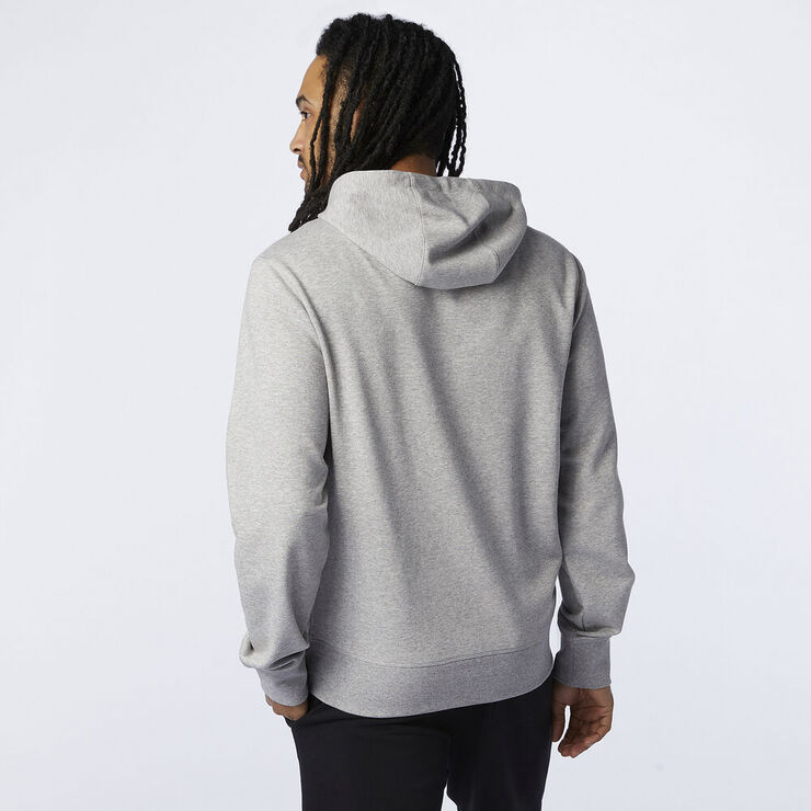 New Balance Essentials Stacked Logo Haettetroje Grå