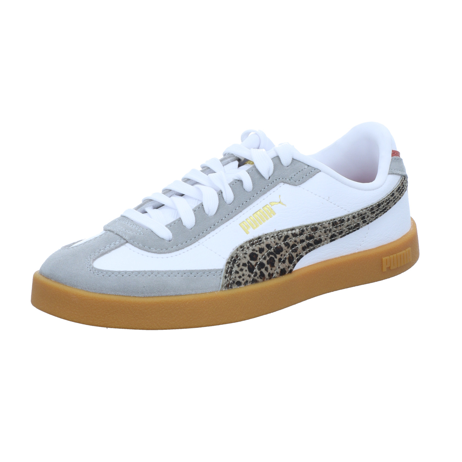 Puma Damen-Sneaker CLUB II ERA ANIMAL Weiß-Grau-Mehrfarbig