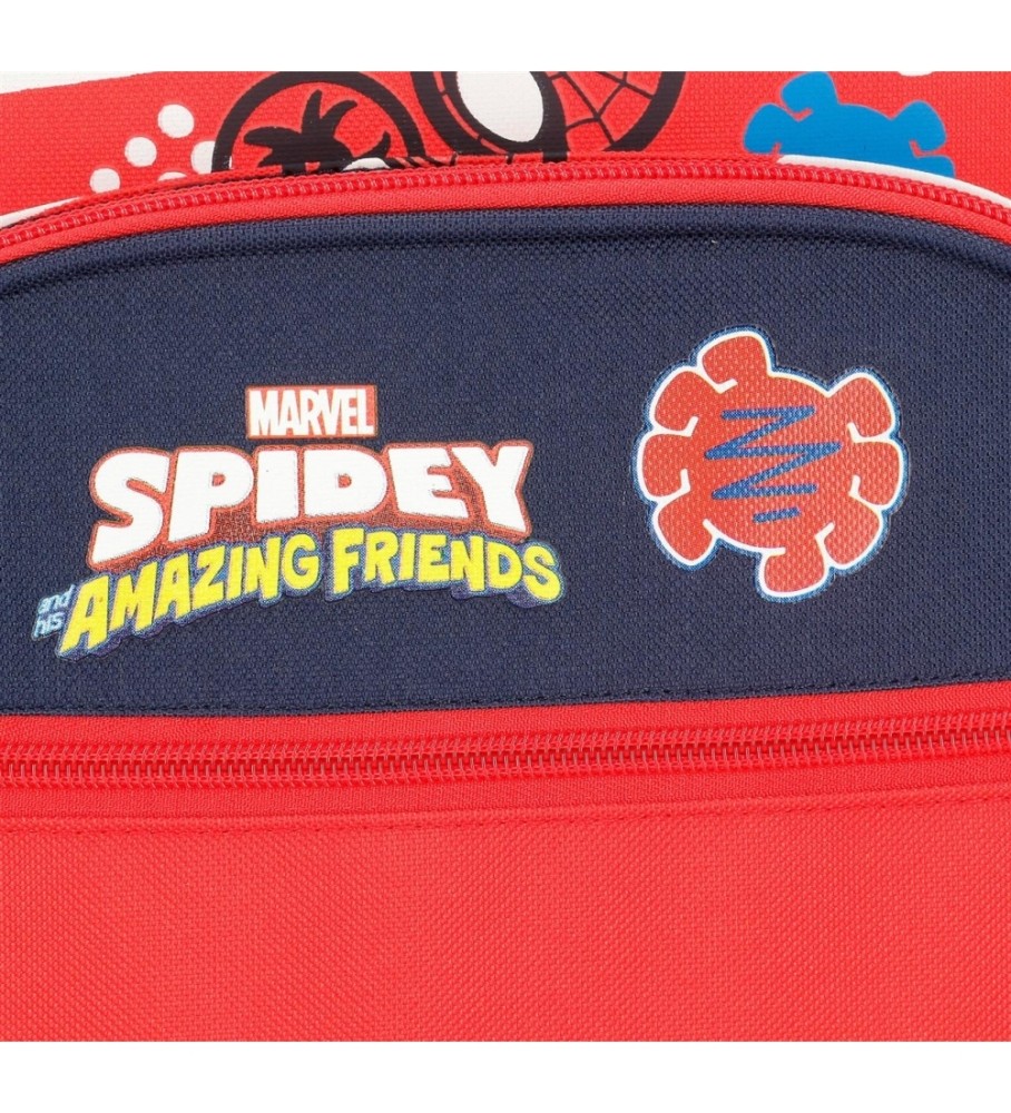 Mala de viagem Joumma Bags Spidey and Friends 40cm Vermelha