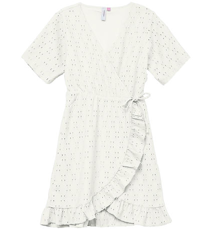 Vero Moda Girl Kleid - VmLacely - Snow White m. Lochmuster