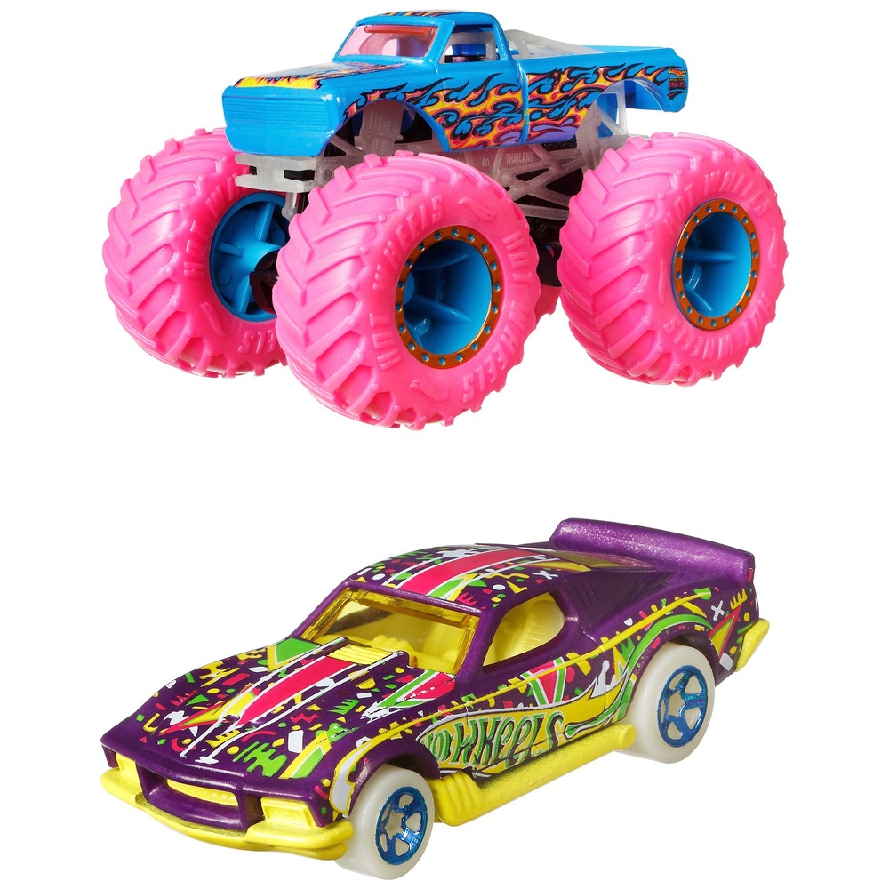 Hot Wheels 1:64 Maßstab Leuchtende Kollektion 10er-Packung Diecast