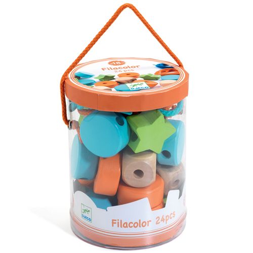 Djeco rijgkralen filacolor