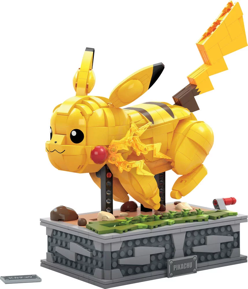 PIKACHU  EN MOUVEMENT - JEU DE CONSTRUCTION 1095 PIECES