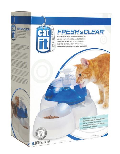Catit Drinkfontein Met Eetbak - Kattendrinkbak - 3 l