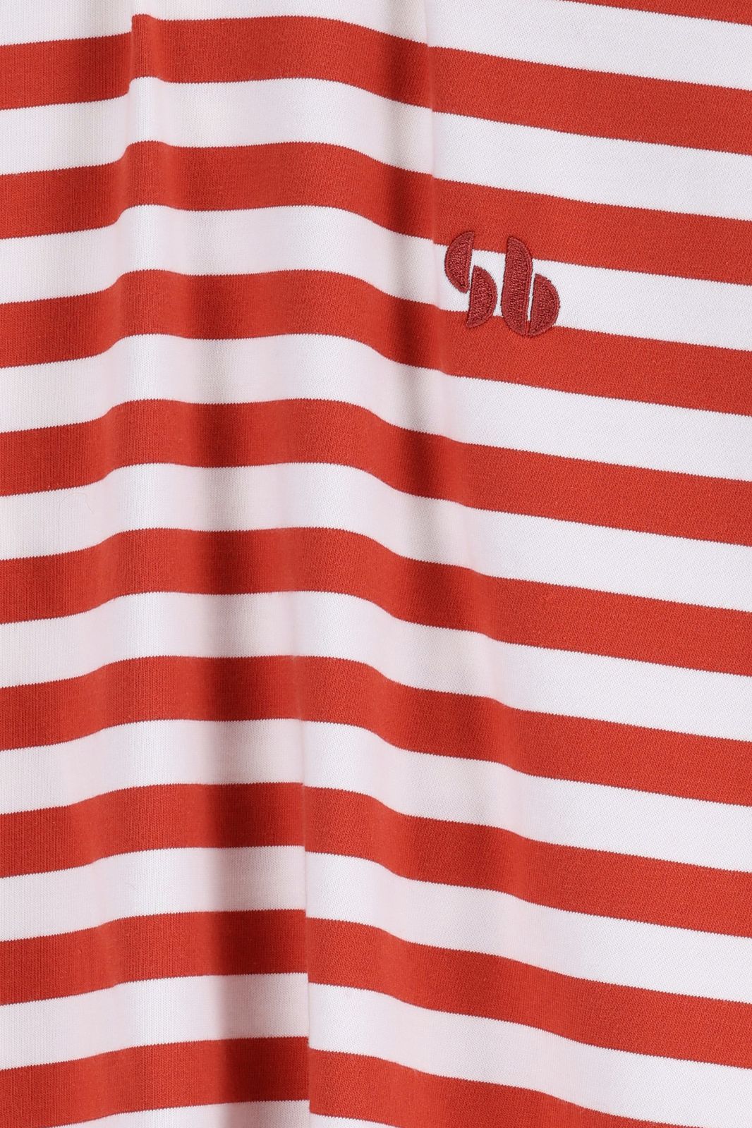 Rood met wit gestreept T-shirt