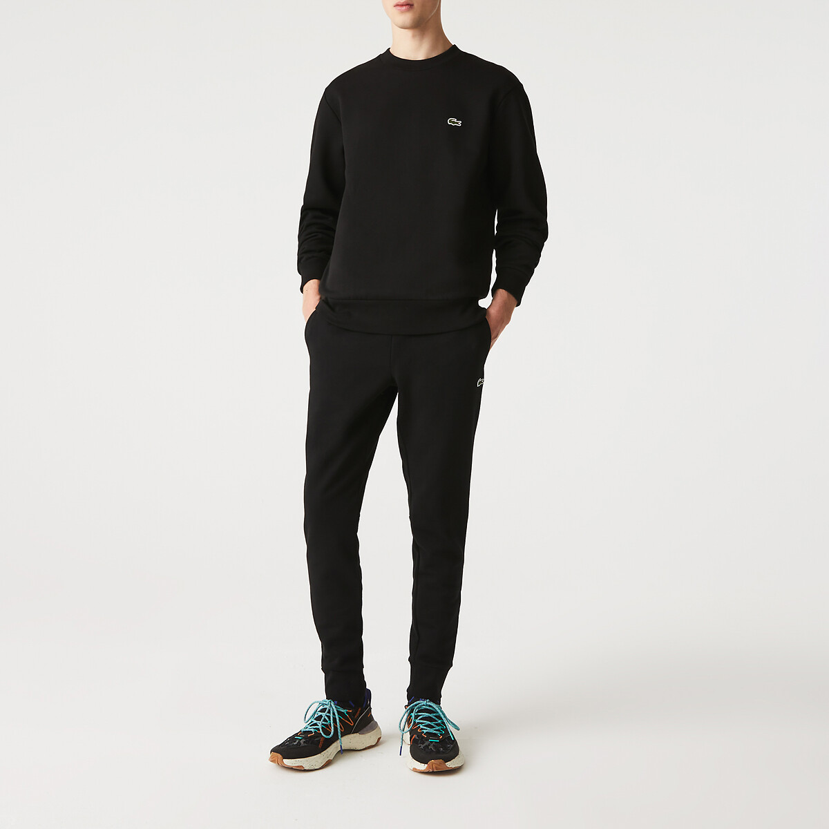LACOSTE<br>Suéter de gola redonda