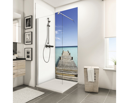 Doucheachterwand SCHULTE DecoDesign fotobrug Malediven 210 x 90 cm D1900921 636 210