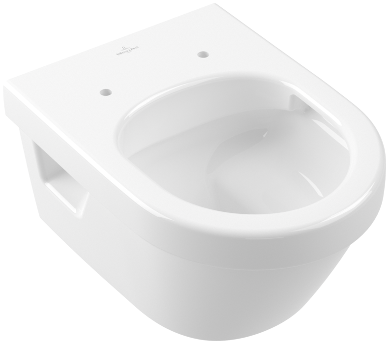 Villeroy & Boch Architectura compact randloos toilet CeramicPlus met AntiBac ovaal wit glans