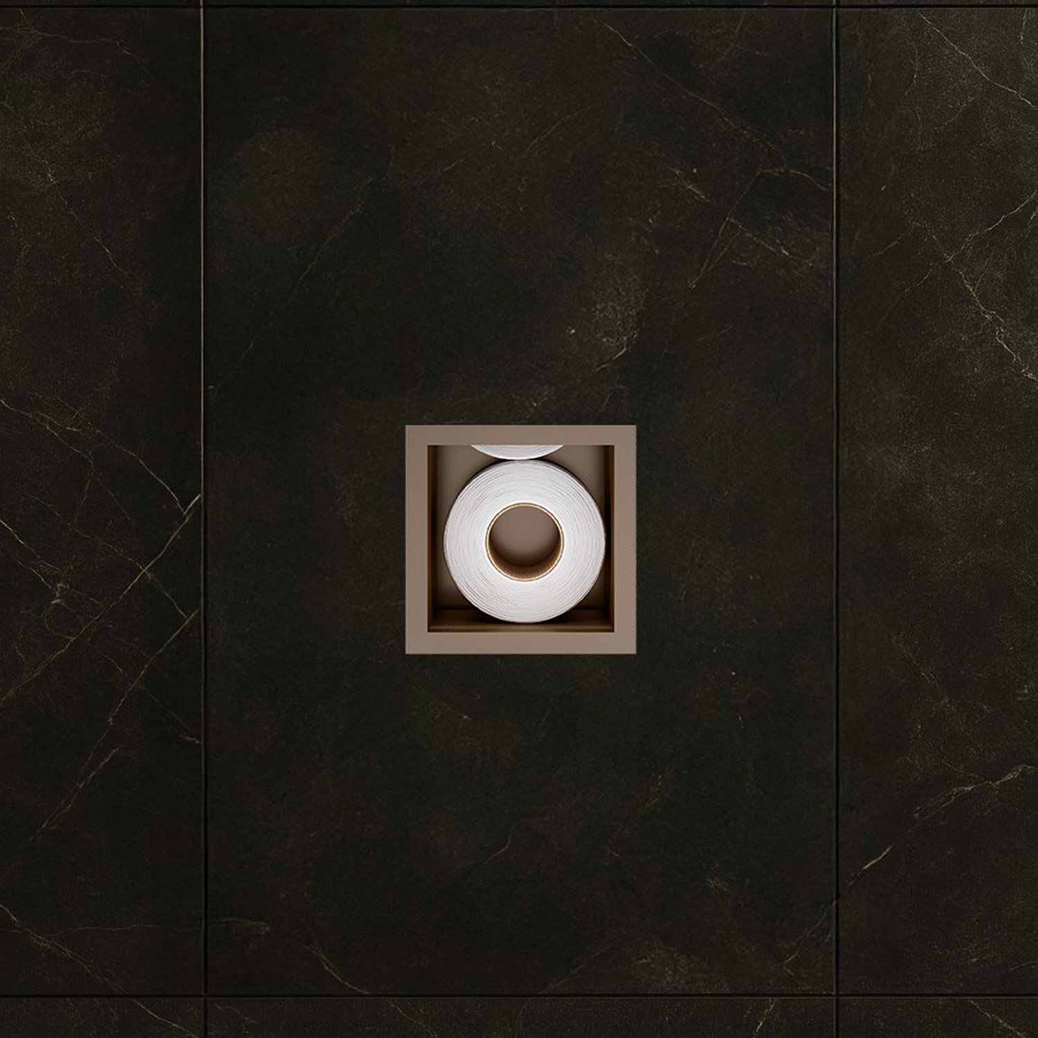 Hotbath &More inbouw reserverolhouder Tuscan brons