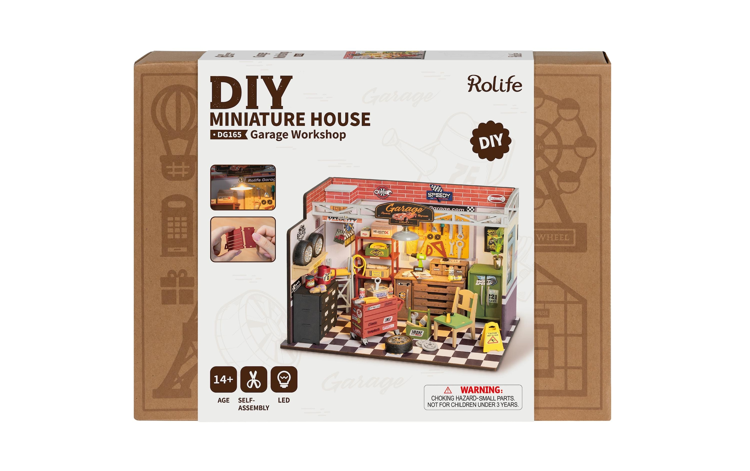 Modellbausatz »RoboTime Garage Workshop 157-teilig«