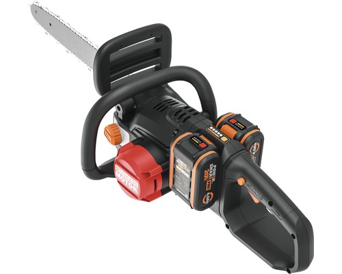 WORX Nitro 40V (2 x 20V) 40cm snoerloze kettingzaag WG385E.9, borstelloze motor + GRATIS bonusartikel 20V accu WA3644 (4,0Ah)