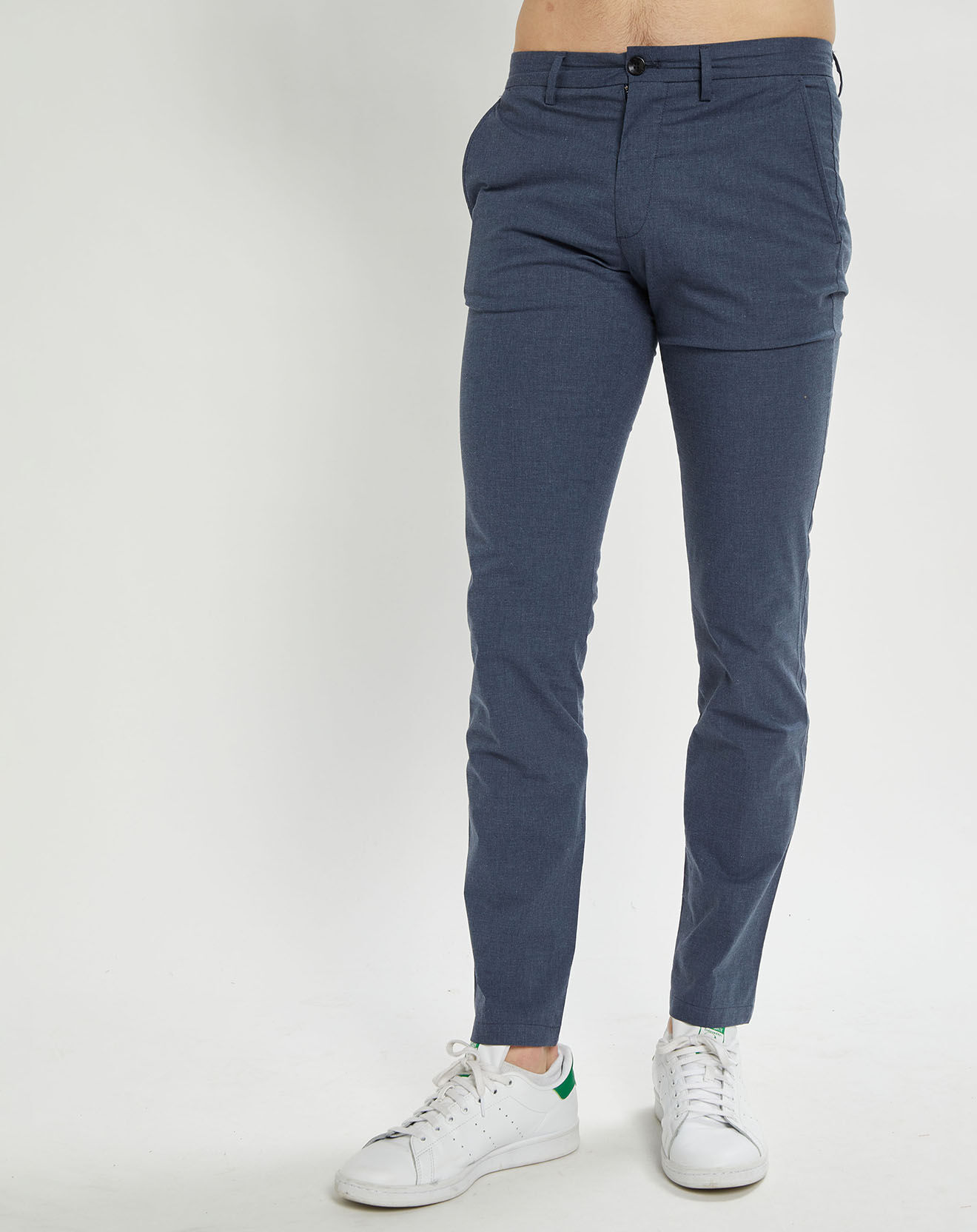 Tommy Hilfiger Pantalon ajusté Bleecker Tropical Look bleu marine